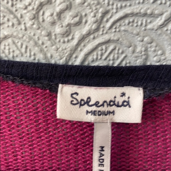 Splendid striped dolman vneck knit top - Picture 2 of 4